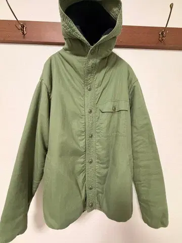 [ 레어 ] remilla 무크 보아 사보트 자켓 올리브 XL