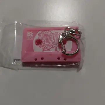 B'z 11월 30일 후쿠오카 한정판 테이프 카세트형 키링 핑크