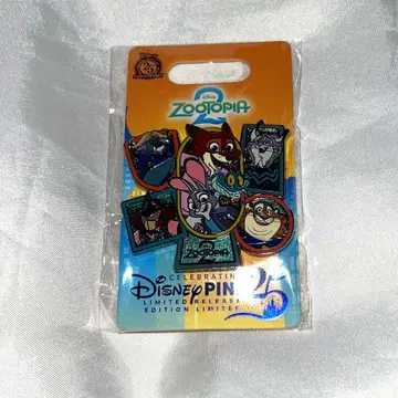 디즈니 스토어 주토피아2 핀 배지