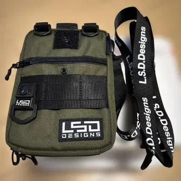L.S.D Designs 낚시용 가방 올리브 그린