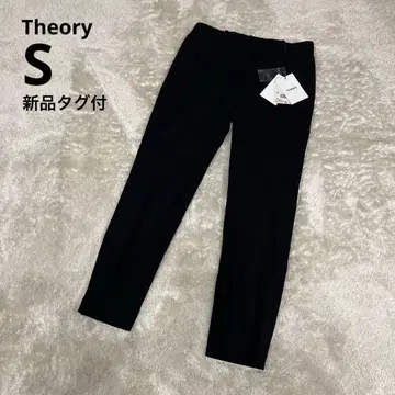 [ 택 포함 새상품 ] Theory 블랙 슬림 테이퍼드 팬츠 S