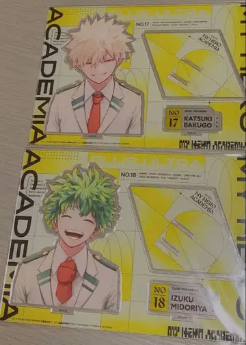 나의 히어로 아카데미아 아크릴 스탠드 바쿠고 카츠키 미도리야 이즈쿠