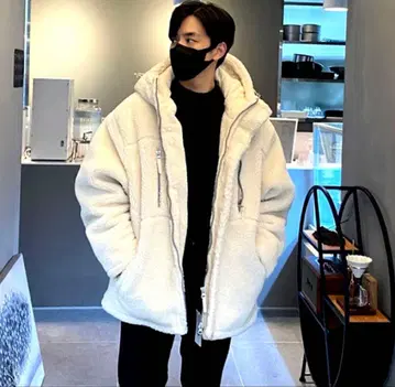 보아 후드 집업 오버 사이즈 플리스 한국 패션