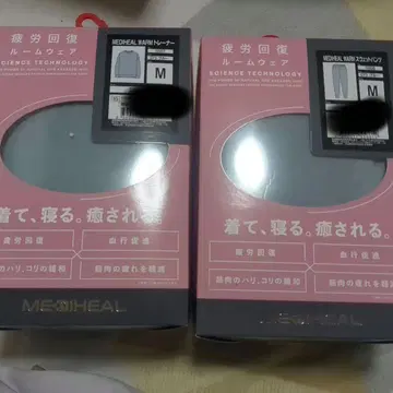 MEDIHEAL 블루 리커버리 의류 M 사이즈 상하의 세트