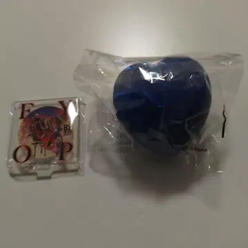 B'z LIVE 2025 가챠 하트형 파랑 아크릴 스탠드 세트