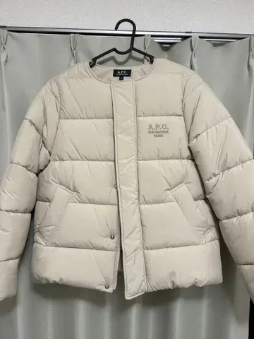 A.P.C. 베이지 다운 자켓 사이즈 34