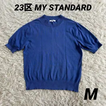 23구 MY STANDARD 반팔 코튼 니트탑 썸머 니트