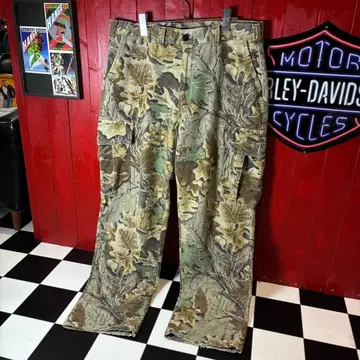 90s CANADA제 / 샤모아 아크로스 리얼 트리 카고 팬츠 W38