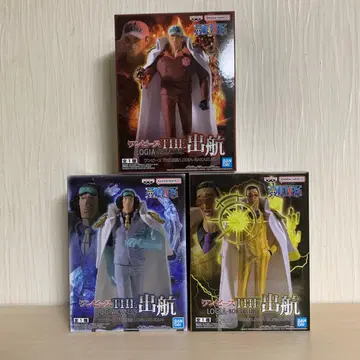 원피스 THE 출항 피규어 사카즈키 볼사리노 쿠잔 삼대장