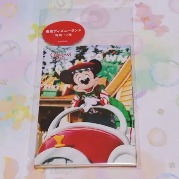 디즈니 2025 크리스마스 사진 세트 10장 미키.미니.플루토