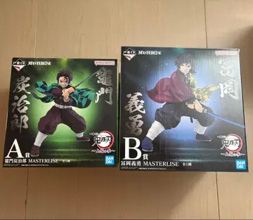 귀멸의 칼날 제일복권 카마도 탄지로 토미오카 기유 피규어