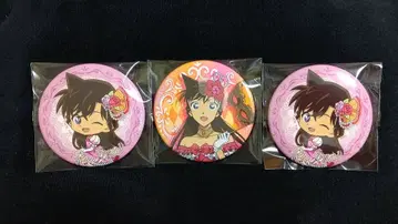 명탐정 코난 모리 란 캔뱃지 3개 세트