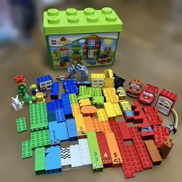 레고 듀플로 미도리 컨테이너 슈퍼 디럭스 10580 덤 포함