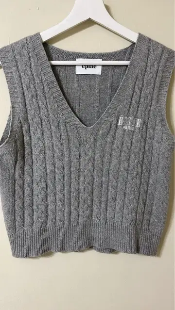 에피누 니트 베스트 그레이
