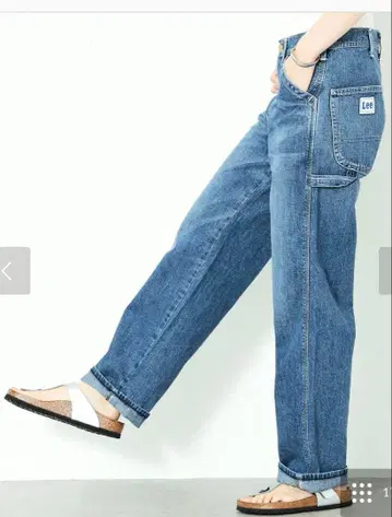 Lee 레이디 스페인터 와이드 데님 팬츠 DUNGAREES