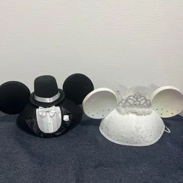 디즈니 월드 웨딩 이어햇 미키 미니