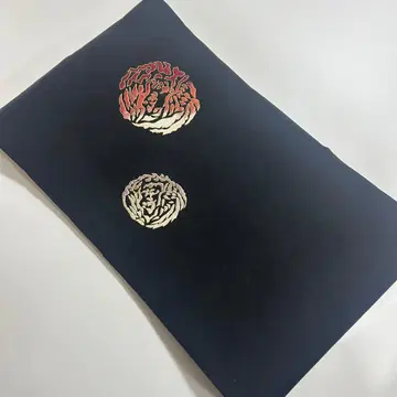 블랙 베이스에 자수가 들어간 멋진 나고야 오비 기모노 스키 구락부 264