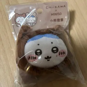 치이카와 MINISO 복슬복슬 시리즈 곰 쿠마나오카오 캔뱃지 하치와레