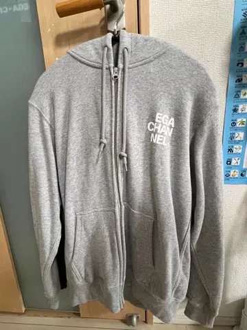 EGA CHANNEL GAPPE 그레이 후드티 사이즈 S