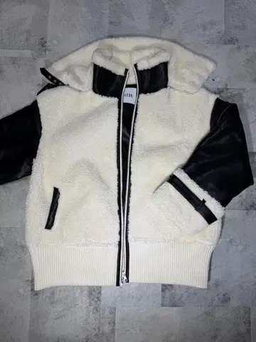 GYDA 자켓 블루종 화이트 블랙