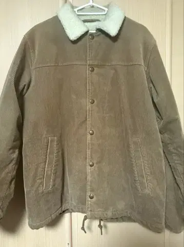 BEAMS 보아 카라 부착 코듀로이 자켓 S