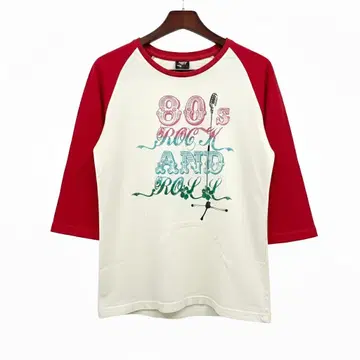 80's 락 앤 롤 7부 소매 티셔츠