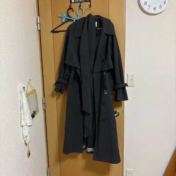 NICE CLAUP 다크 그레이 코트