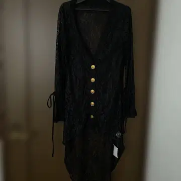 d.i.a 블랙 레이스 가디건 레어