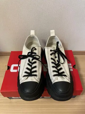 ALL STAR TREKWAVE 통굽 스니커즈 화이트/블랙 박스 포함