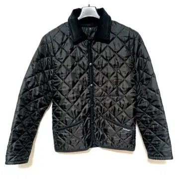 중고 양호 라벤햄 퀼팅 자켓 블랙 사이즈 36 LAVENHAM