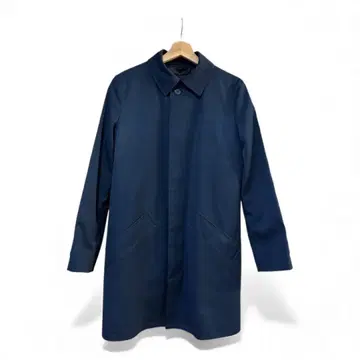 A.P.C. 충전솜 라이너 포함 비버 스텐카라 코트 | XS | 네이비