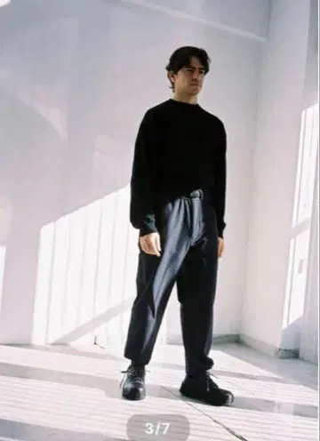 [AKAD016] INSULATION BELTED EASY PANTS