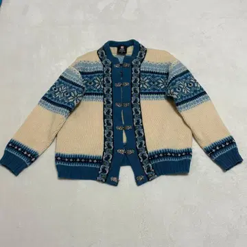 [ FJORD FASHION ] 노르웨이산 노르딕 무늬 울 가디건