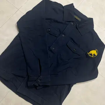 HUNTING WORLD 맨투맨 소재 셔츠 자켓