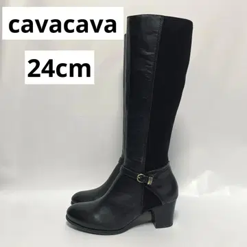 [컨디션 최상] cavacava 롱 부츠 24cm