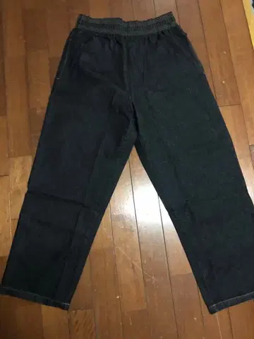 쿠쿠맨 세미 와이드 데님 셰프 팬츠 XL