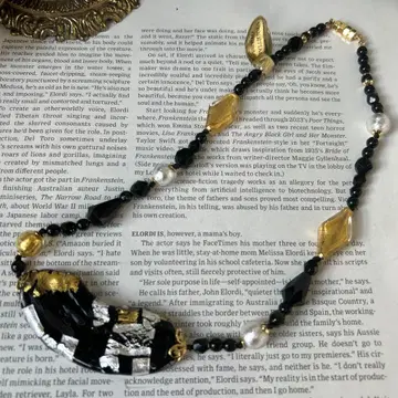 이탈리아제 베네치아 유리 목걸이 831