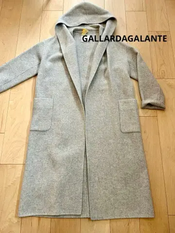 GALLARDAGALANTE 개럴개런트 후드 롱 코트 그레이