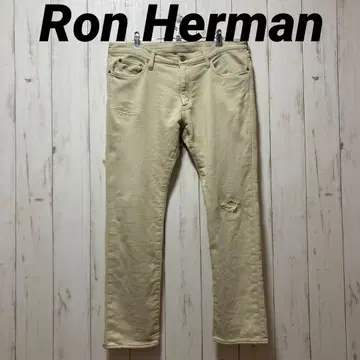 Ron Herman 론 헤르만 데미지 가공 팬츠 치노 팬츠 사이즈 L