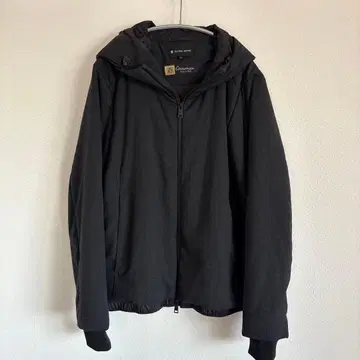 GLOBAL WORK 후드 부착 블랙 자켓