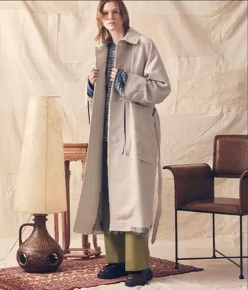 BOROBORO 프라임 오버 컷오프 스텐카라 코트 사이즈 2