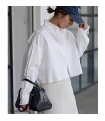 FRAMeWORK 크롭 긴팔 셔츠