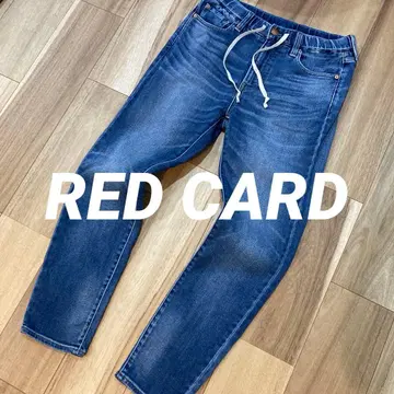 [ 새상품급 ] RED CARD 레드카드 데님 팬츠 이지 팬츠