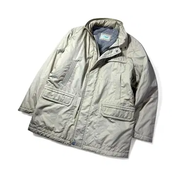 CROCODILE 크로커다일 베이지 블루종 점퍼 후드 사이즈 M