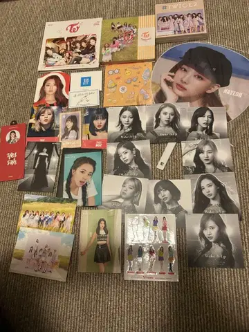 TWICE 나연 CD 모모 사나 미나 부채 굿즈 세트