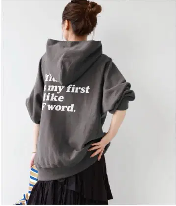 백 로고 후디 JOURNAL STANDARD relume