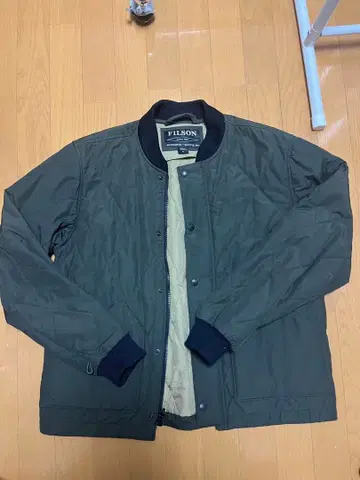 FILSON 퀼팅 자켓 M 카키