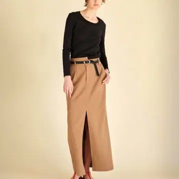 새상품급 Sea Room lynn waist 비대칭 슬릿 스커트 M