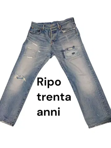 [ 와이드 ] Ripo trenta anni 청바지 데님 오카야마 일본제