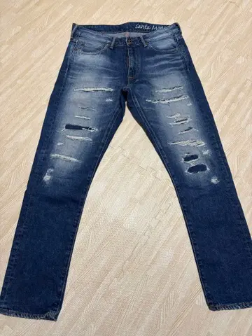 산타 모니카 데미지 데님 팬츠 W31